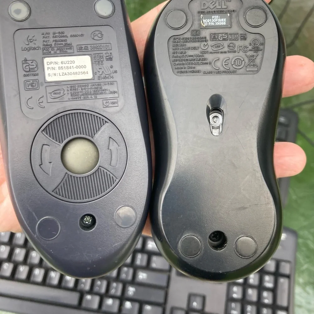 Lot of 2 Dell Wired Keyboards & 2 wired Mouse M-S69, M-UARDEL7, SK-8110, SK-8185